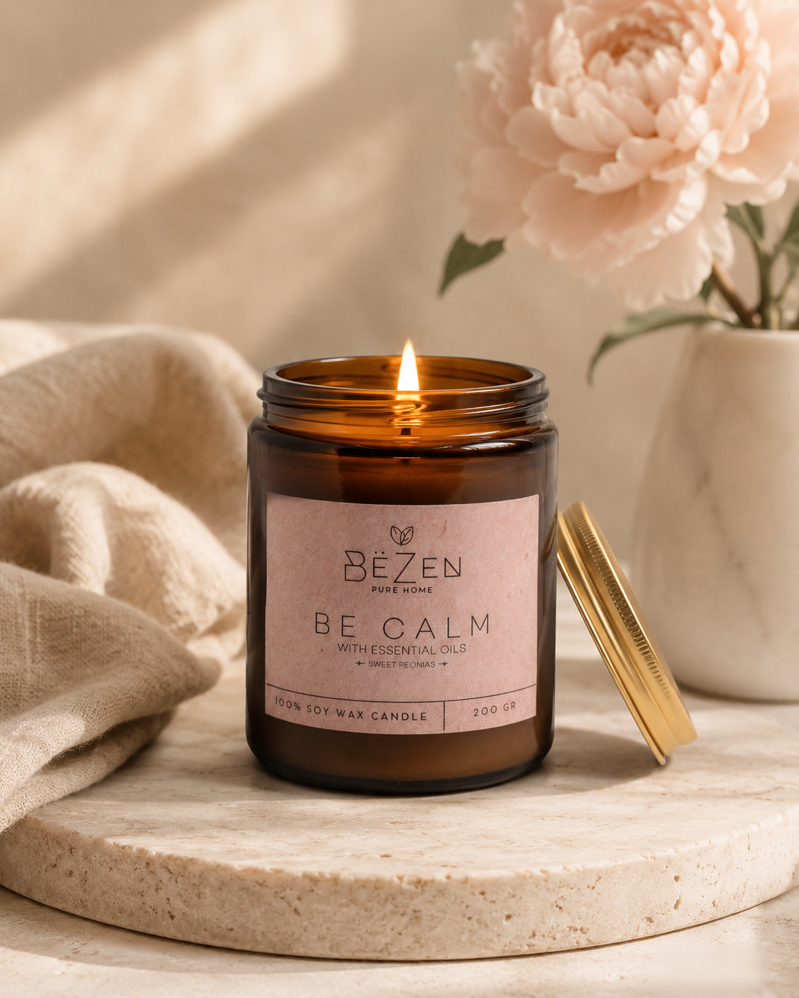 Vela Ámbar Be Calm 200gr