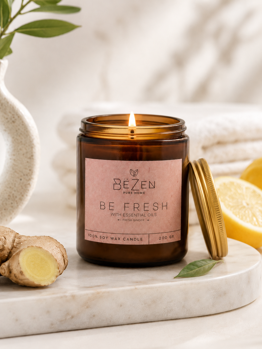 Vela Ámbar Be Fresh 200gr