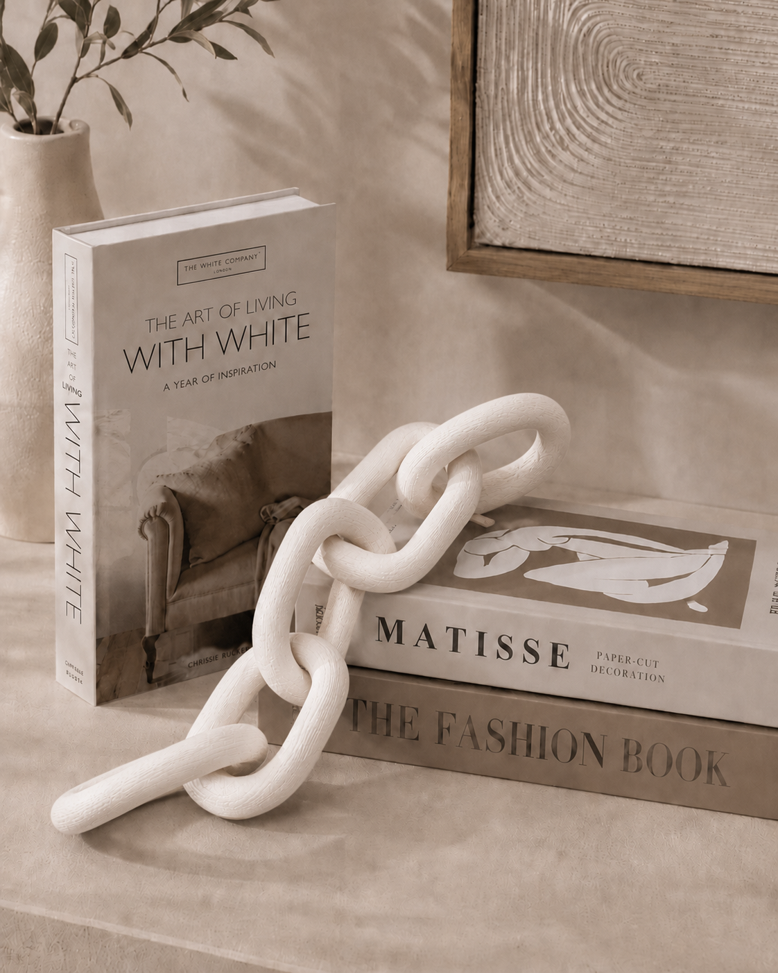 Wood Chain White