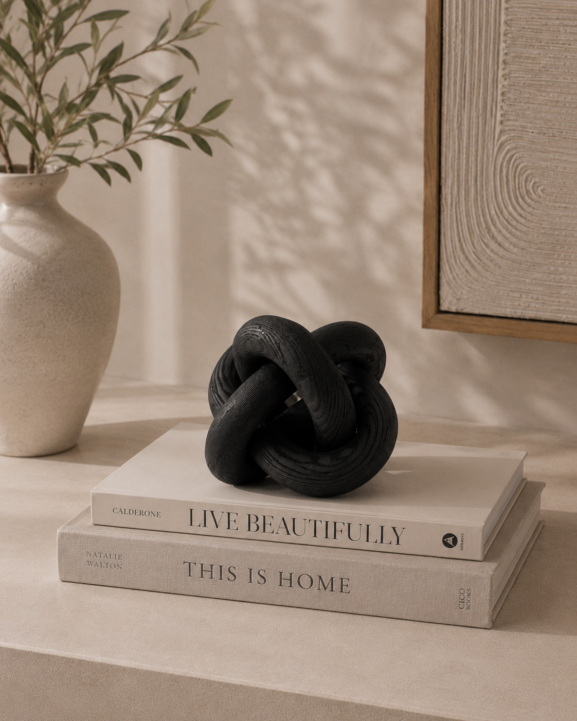 Wood Ball Black