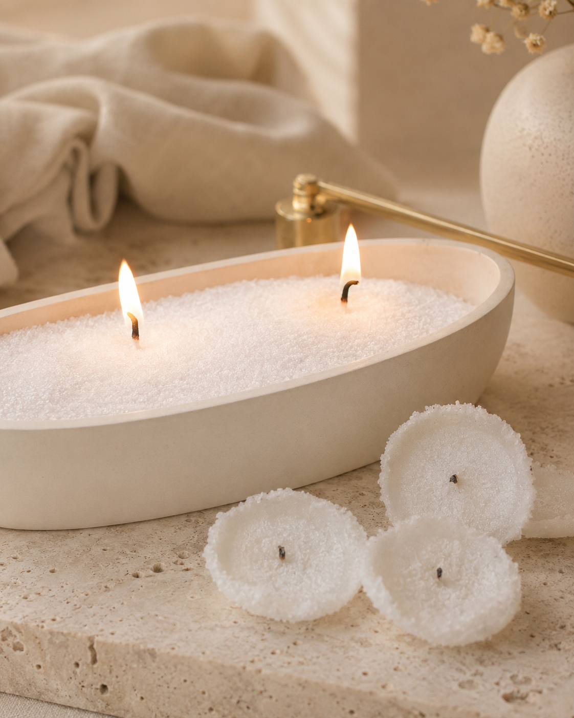 Pearled Candle