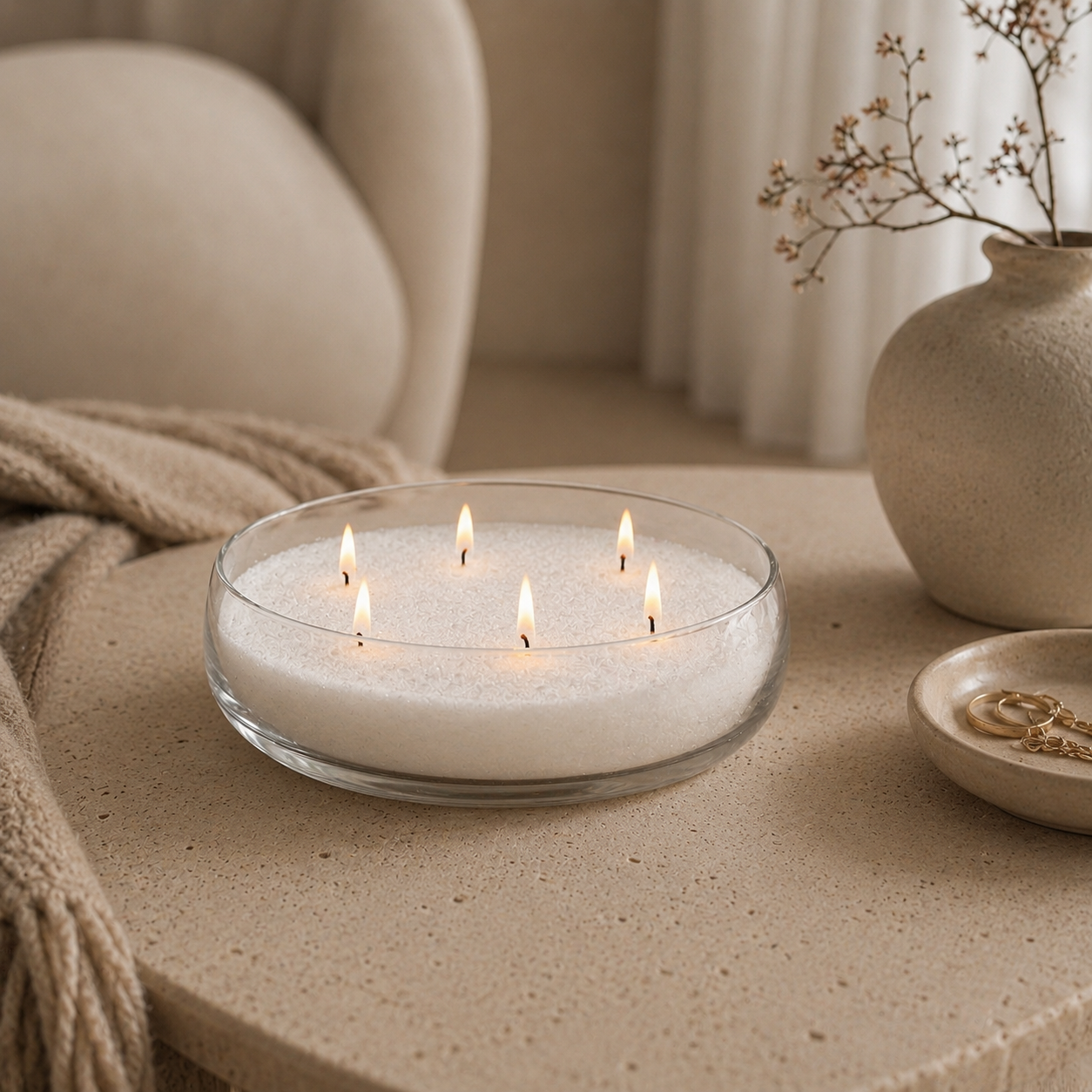 Pearled Candle