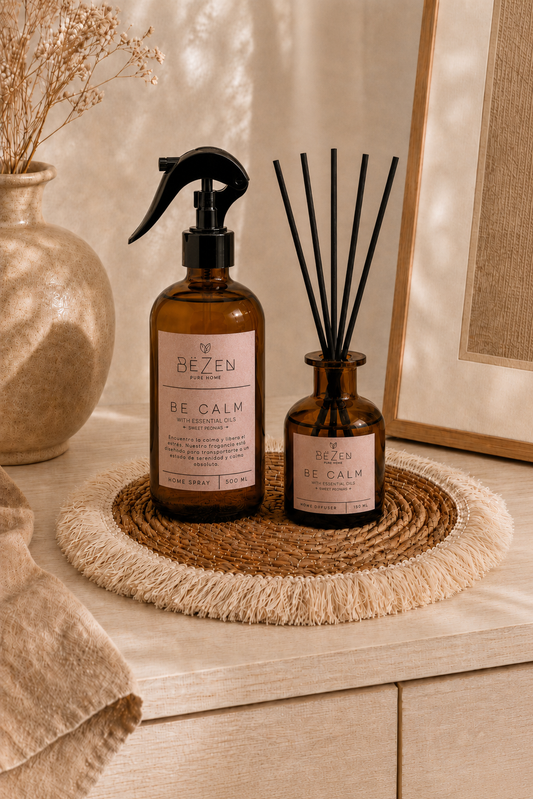 Kit Bandeja Boho + Home Spray + Difusor