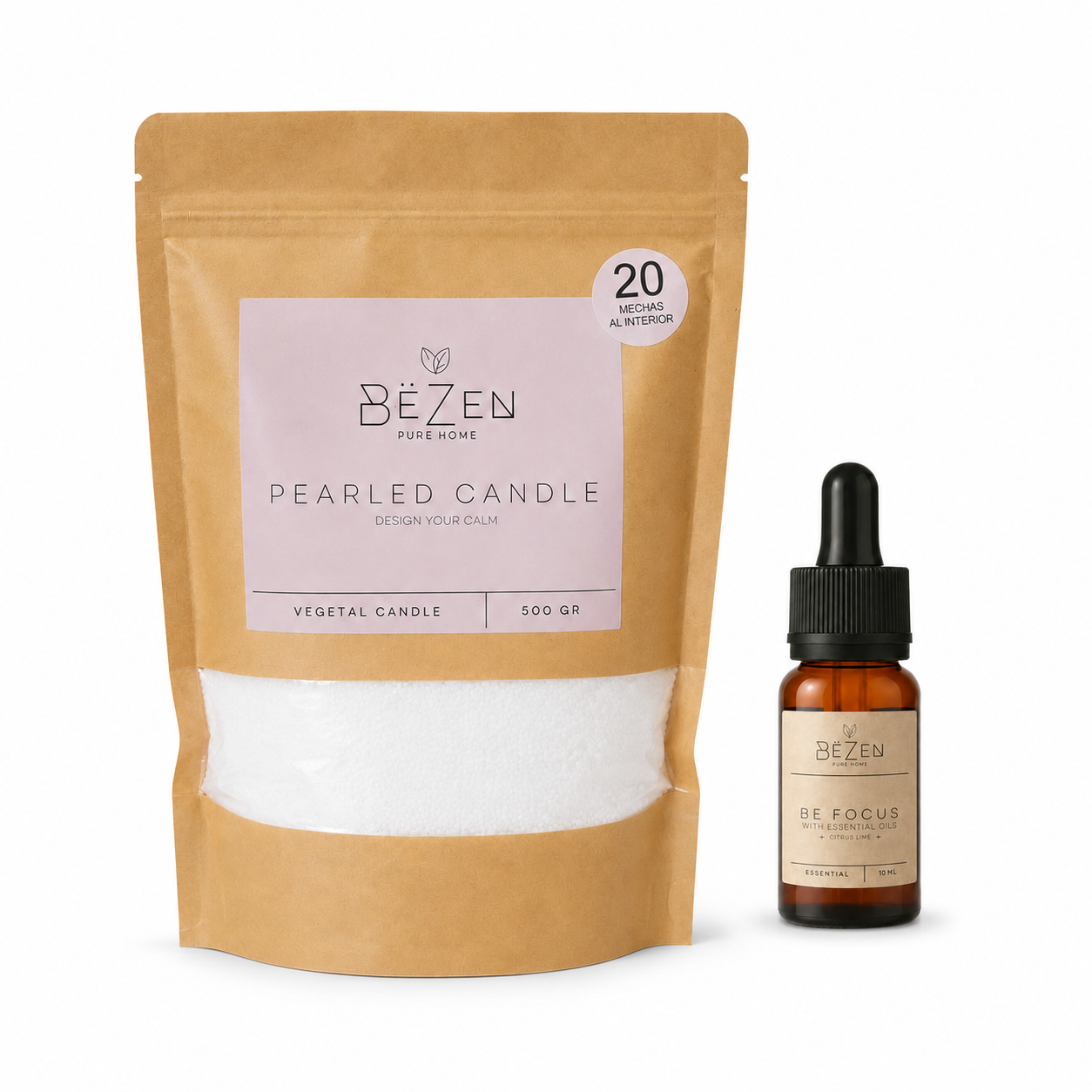 Kit Vela en polvo + Aceite Esencial