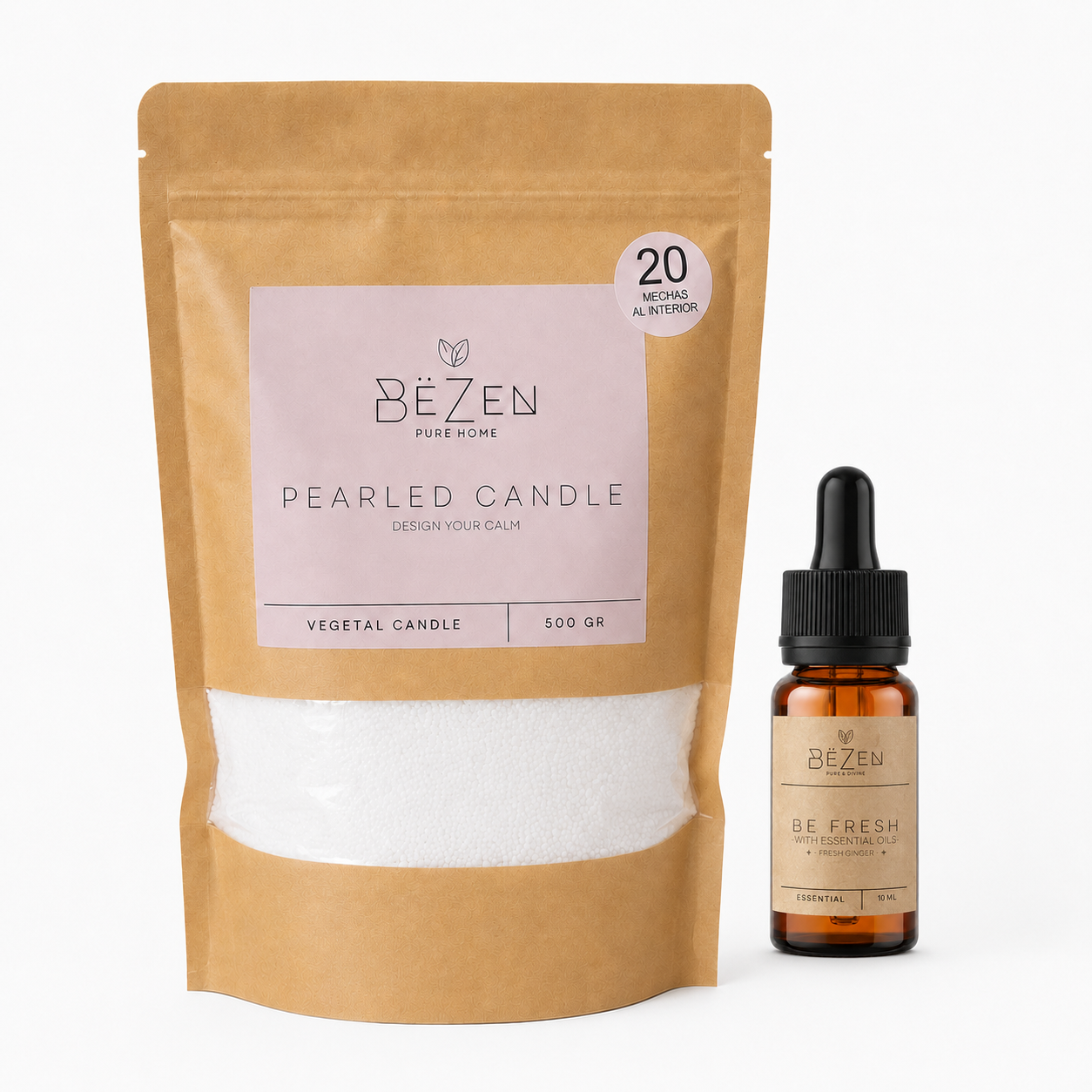 Kit Vela en polvo + Aceite Esencial