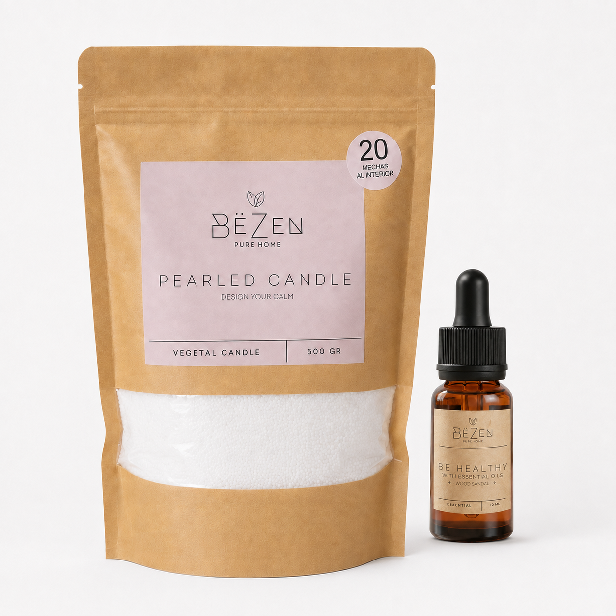 Kit Vela en polvo + Aceite Esencial