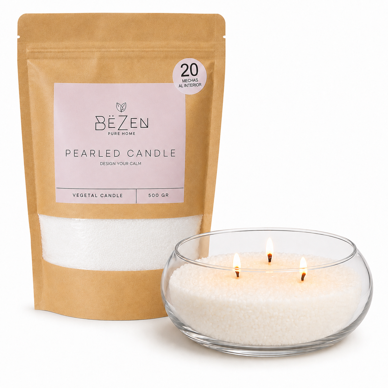 Pearled Candle